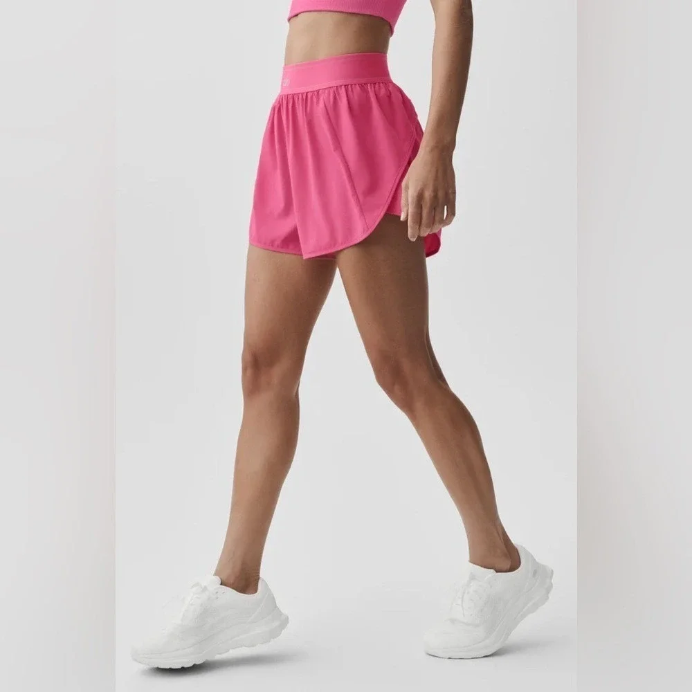 Alo Yoga Match Point Short Paradise Pink M